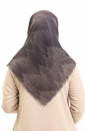 Écharpe à Motifs 13212-03 Pourpre Beige 13212-03