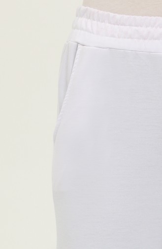 Two Yarn Pocket Sweatpants 0267-04 white 0267-04