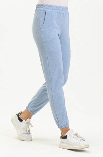 Two Yarn Pocket Sweatpants 0267A-01 Blue 0267A-01