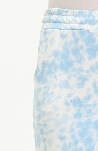 Pantalon Sport 0267B-01 Bleu Blanc 0267B-01