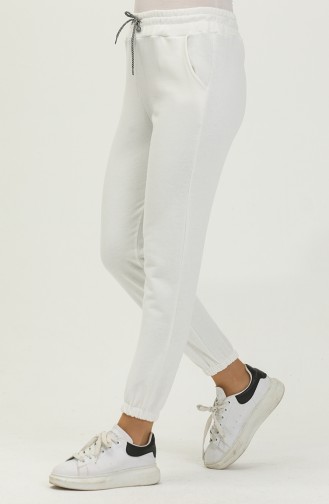 Pantalon Sport avec Poches 0270-01 Blanc 0270-01