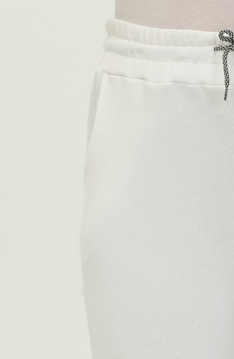 Two Yarn Pocket Sweatpants 0270-01 White 0270-01