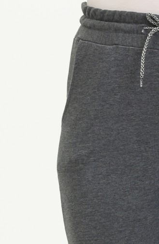 Zweifädige Jogginghose mit Taschendetail 0270-02 Anthrazit 0270-02