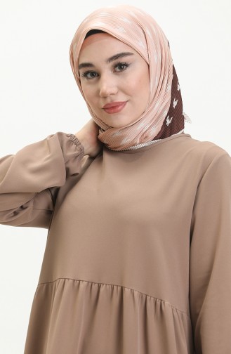 Gefälteltes Kleid 1840-06 Nerz 1840-06