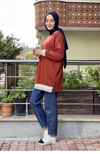 Brick Red Sweatshirt 008WST.KRT
