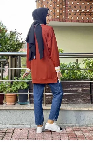 Brick Red Sweatshirt 008WST.KRT