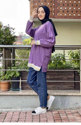 Violet Sweatshirt 008WST.LLA