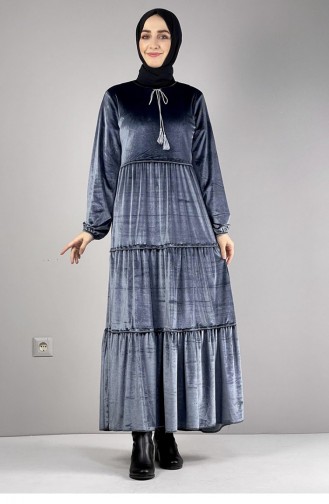 Anthrazit Hijab Kleider 0255SGS.ANT