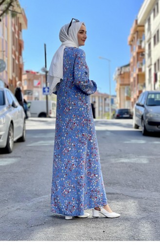 Robe Hijab Indigo 0261SGS.ING