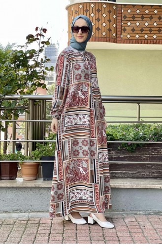 Tabak Hijab Kleider 0262SGS.TAB