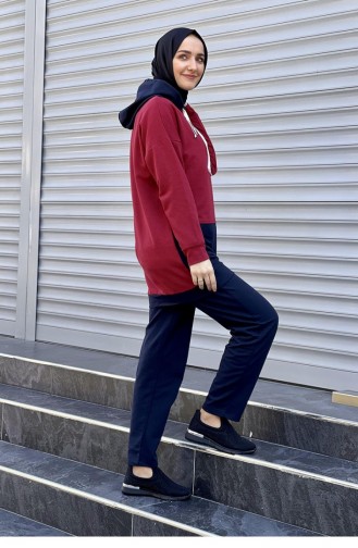 Claret red Trainingspak 1077MG.BRD