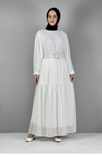 Robe Hijab Blanc 2280NRY.BYZ