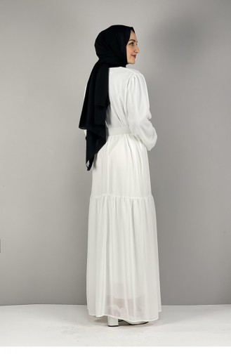 Robe Hijab Blanc 2280NRY.BYZ