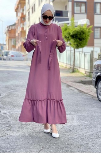 Dusty Rose Hijab Dress 2281NRY.GKR