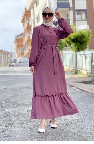 Dusty Rose Hijab Dress 2281NRY.GKR