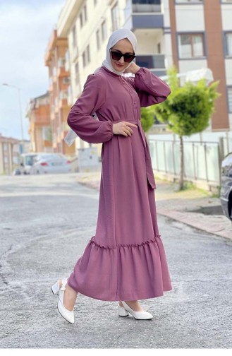 Dusty Rose Hijab Dress 2281NRY.GKR