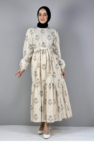 فستان بُني 2292NRY.KHV
