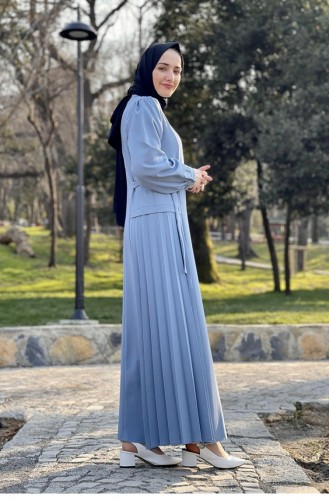 Robe Hijab Bleu Bébé 2298NRY.BBM