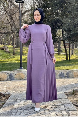 Lila Hijab Kleider 2298NRY.LLA