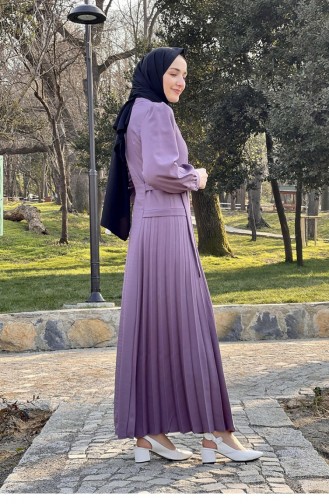 Violet Hijab Dress 2298NRY.LLA