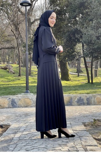 Black Hijab Dress 2298NRY.SYH