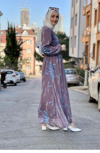Robe Hijab Lila 2308NRY.LLA