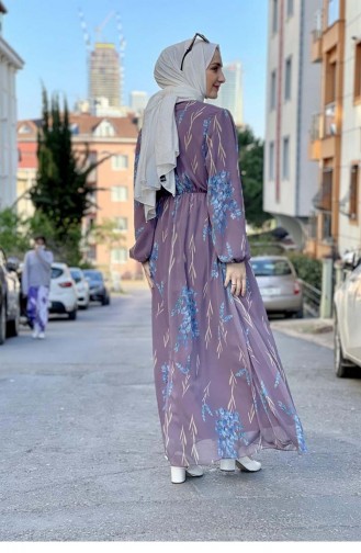 Robe Hijab Lila 2308NRY.LLA