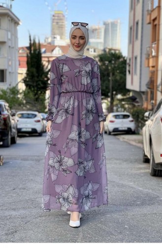 Robe Hijab Lila 2309NRY.LLA