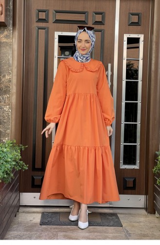 Robe Hijab Orange 2311NRY.TRC