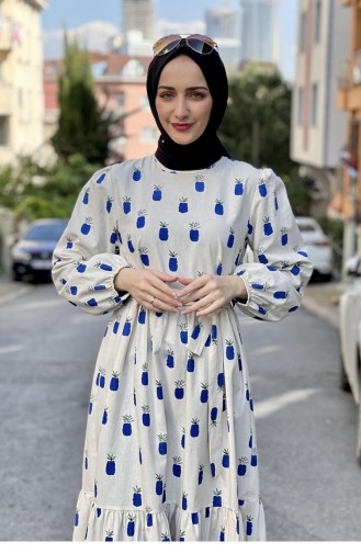 Blue Hijab Dress 2319NRY.MVI