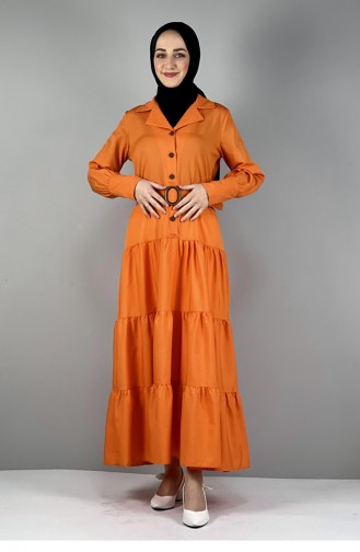 Orange Hijab Dress 3545END.TRC