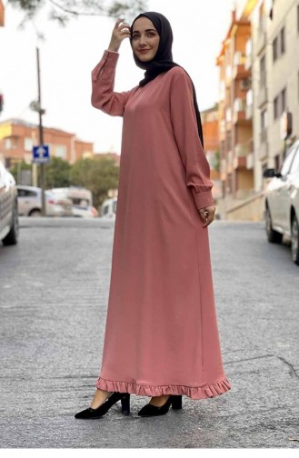 Dusty Rose Hijab Dress 5010BGM.GKR