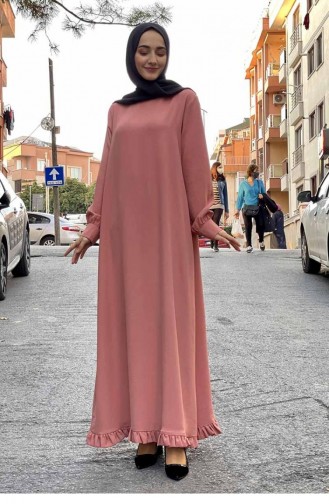 Dusty Rose Hijab Dress 5010BGM.GKR