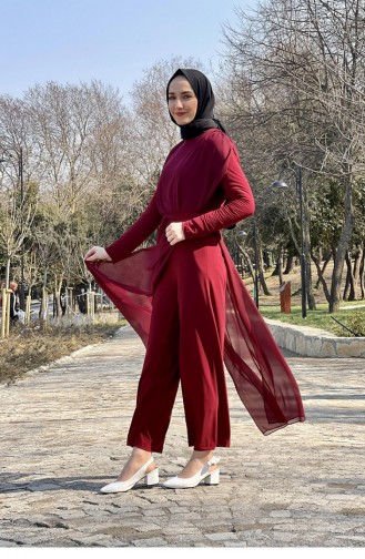 Claret Red Jumpsuits 5118END.BRD