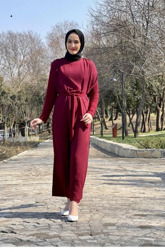 Claret Red Jumpsuits 5118END.BRD