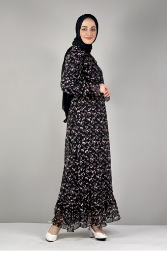 فستان أسود 5363KLC.SYH