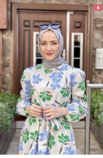 Robe Hijab Vert 5376END.YSL