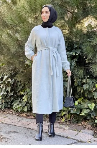 Kasjmier Cape Met Knopen 5392A-03 Babyblauw 5392A-03