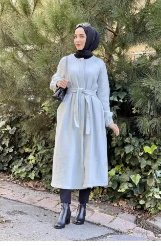 Kasjmier Cape Met Knopen 5392A-03 Babyblauw 5392A-03
