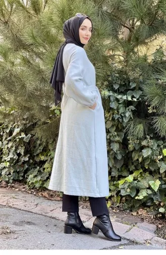 Kasjmier Cape Met Knopen 5392A-03 Babyblauw 5392A-03