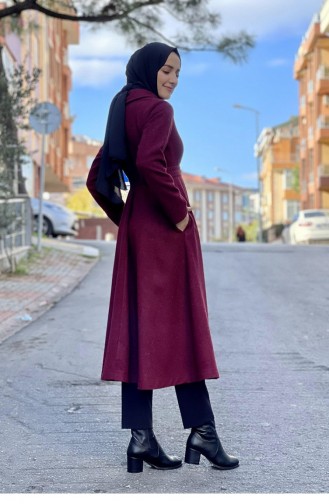 Mevlana Kaşe Kaban Bordo