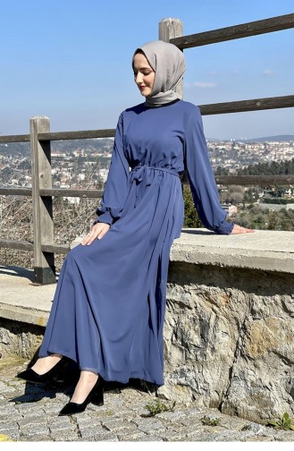 Indigo Hijab Dress 5401END.ING