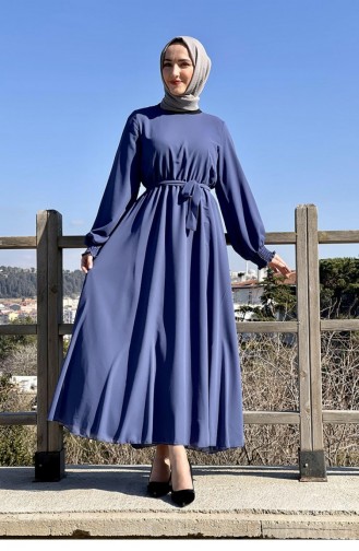 Indigo Hijab Dress 5401END.ING