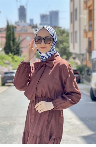 Braun Hijab Kleider 5409END.KHV