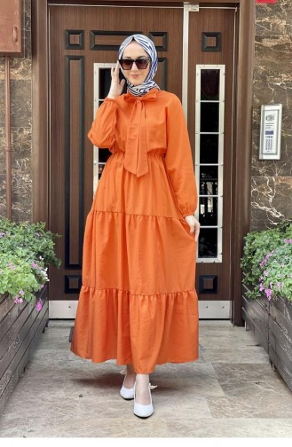 فستان برتقالي 5409END.TRC