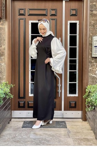 White Hijab Dress 5410END.BYZ