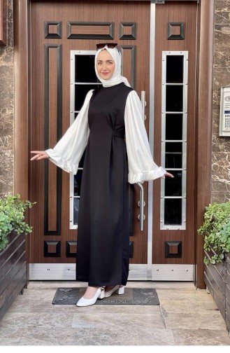 White Hijab Dress 5410END.BYZ