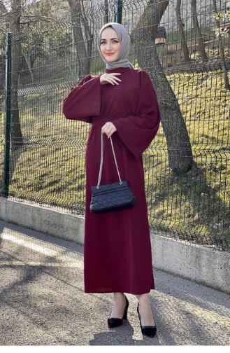 Robe Hijab Bordeaux 5440END.BRD