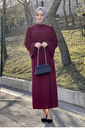 Robe Hijab Bordeaux 5440END.BRD