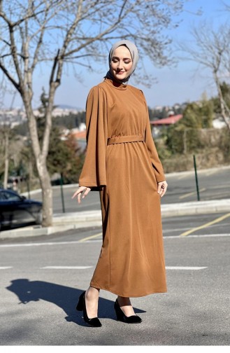 Robe Hijab Tabac 5440END.TAB